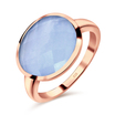 Blue Chalcedony Silver Rings NSR-2234